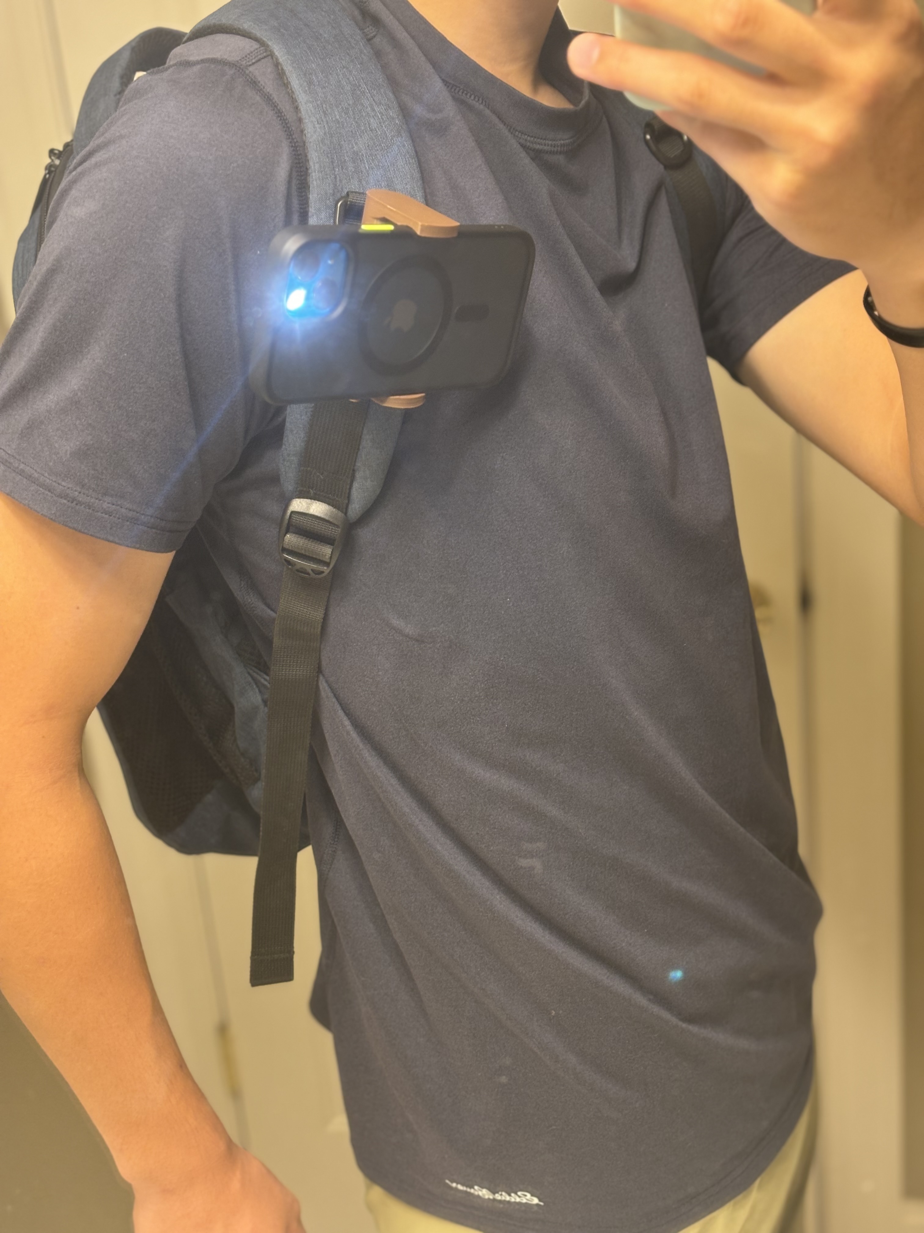 Phone Light Holder for camping & hiking