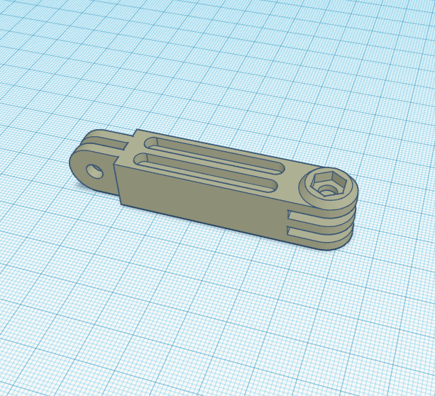 GoPro 90 Deg. Extended Mount 80mm