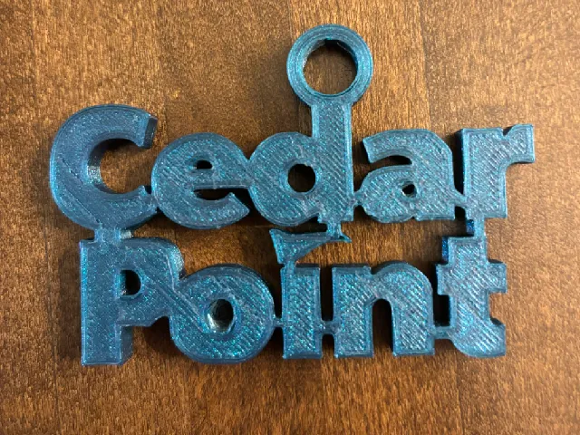 Cedar Point Keychain