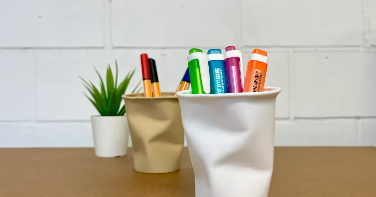 Crushed Paper Cup by Hollowmaker | Download free STL model | Printables.com