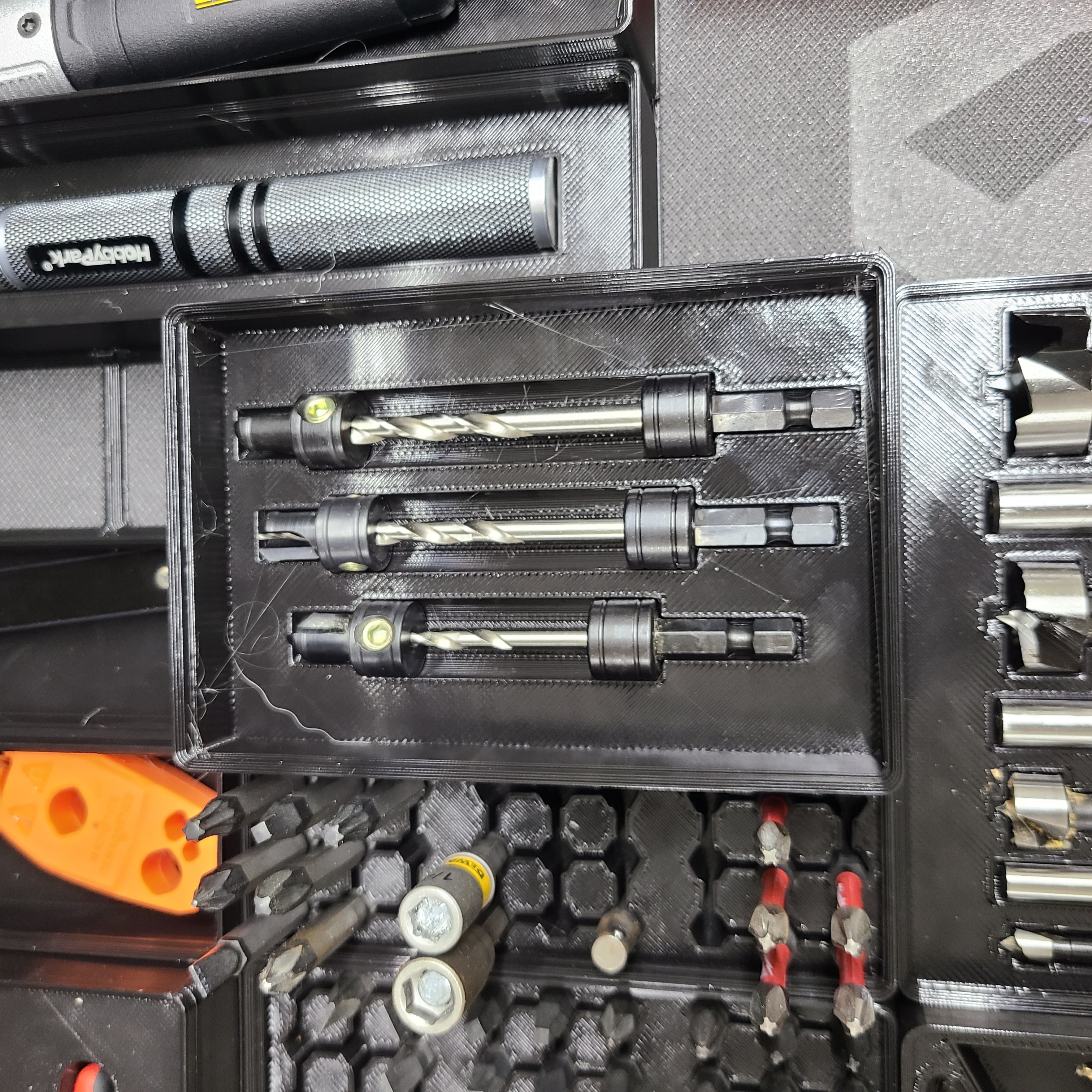 Make It Snappy Countersink Bit Storage - Gridfinity