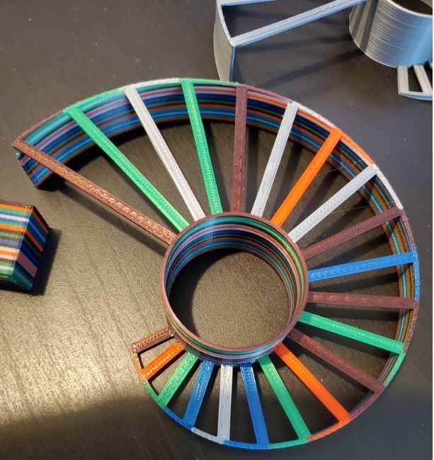 Miniatura 5 do modelo 3D MultiPart Bridging Test
