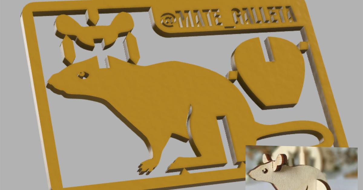 MOUSE KIT card by ConejoNegro Download free STL model Printables com MOUSE KIT card by ConejoNegro Download free STL model Printables com