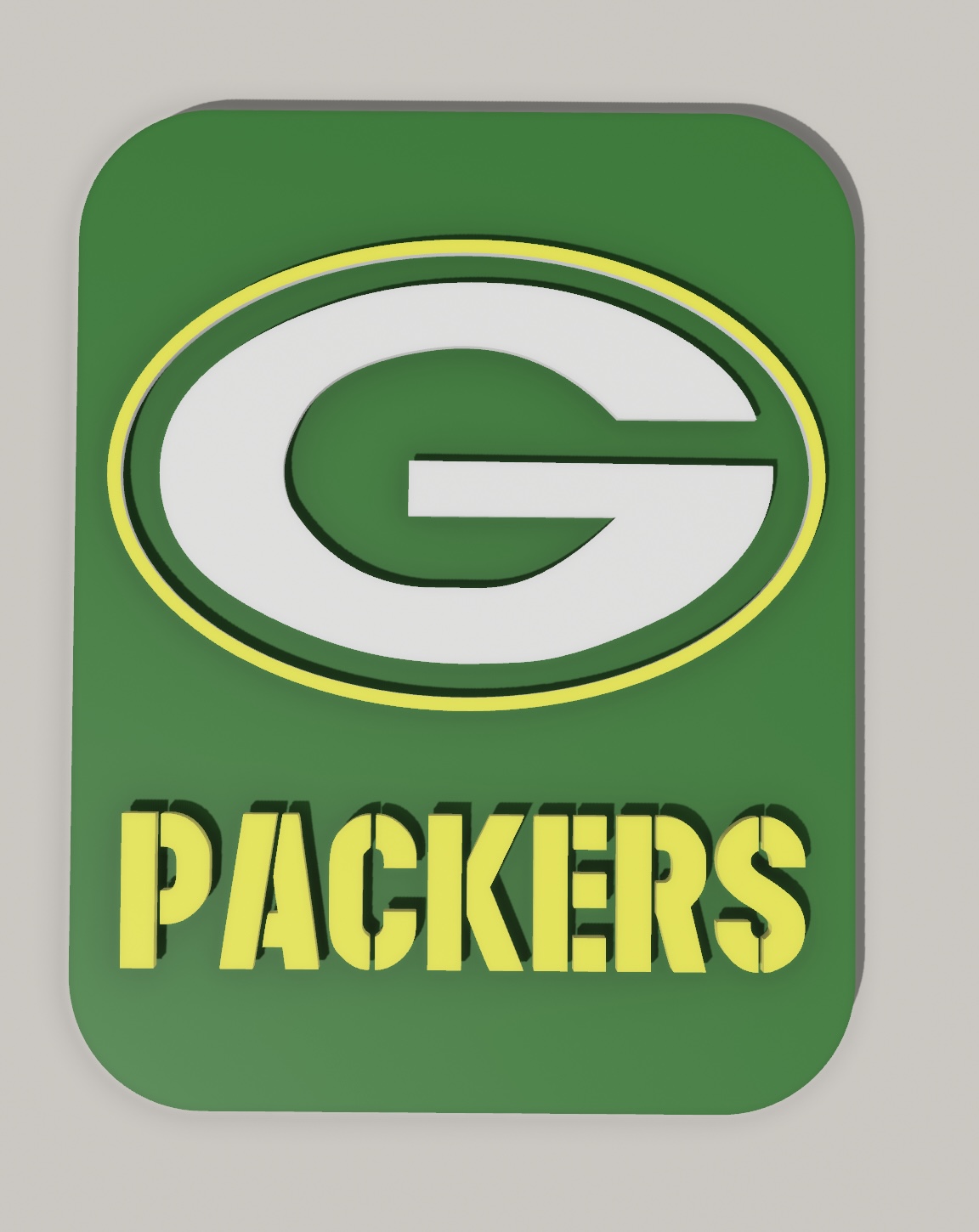 Green Bay Packers Logo Magnet