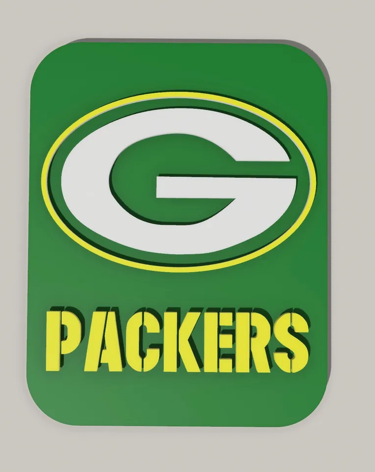 Green Bay Packers Logo Magnet by Another Strange Creation | Download ...