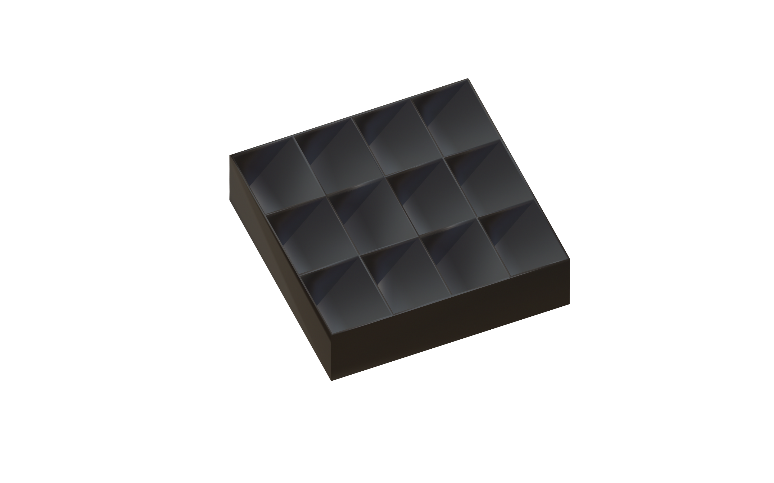 Miniatura 2 do modelo 3D Card sorting tray