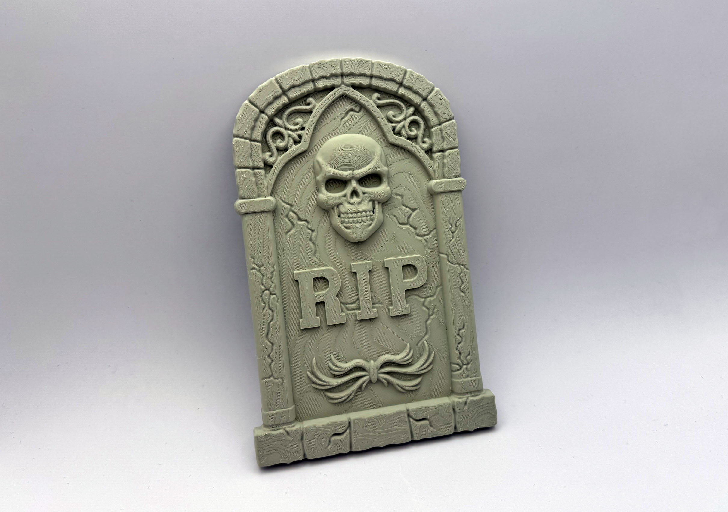 R.I.P Halloween Skull Sign