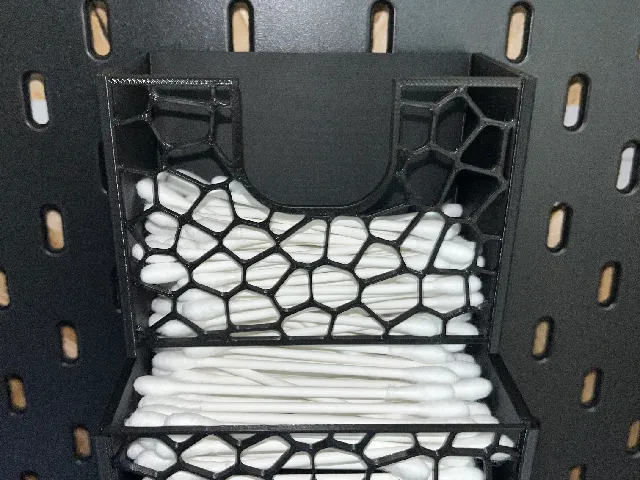 Q-tips dispenser Ikea Skadis