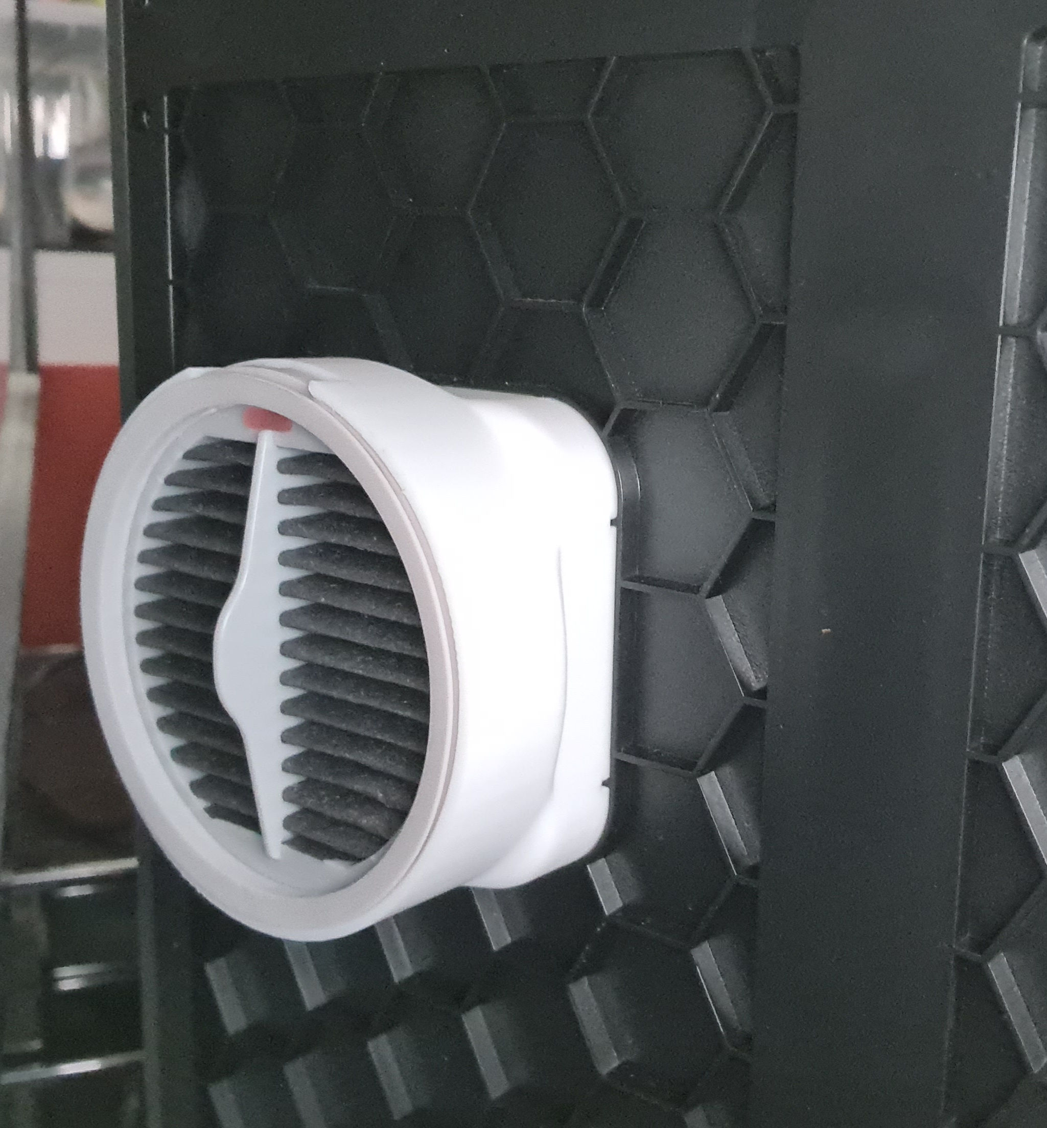Creality K1 K1C HEPA + original Active Carbon Filter housing. 3D model thumbnail