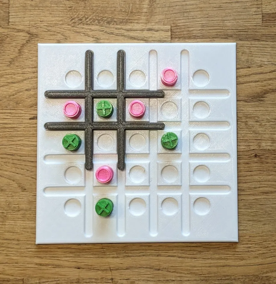 Moving Grid Tic Tac Toe by Mechatroniker | Download free STL model ...
