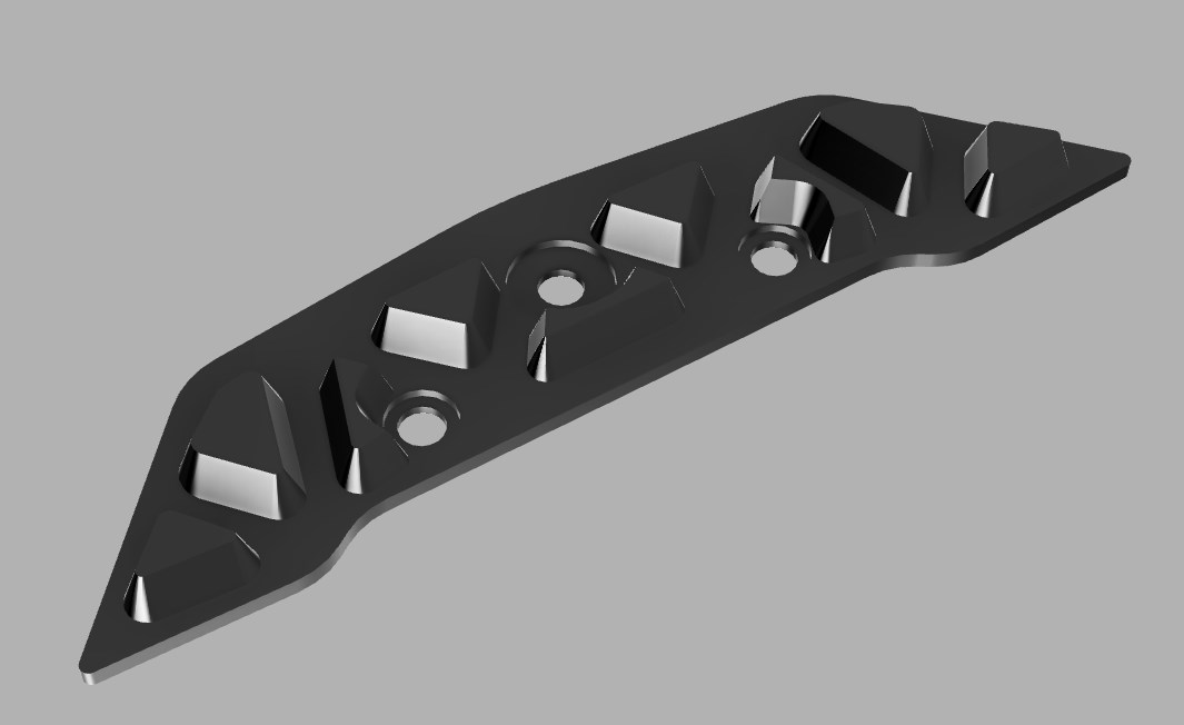 Base for MTB Fender RockShox35 TK Silver Fork