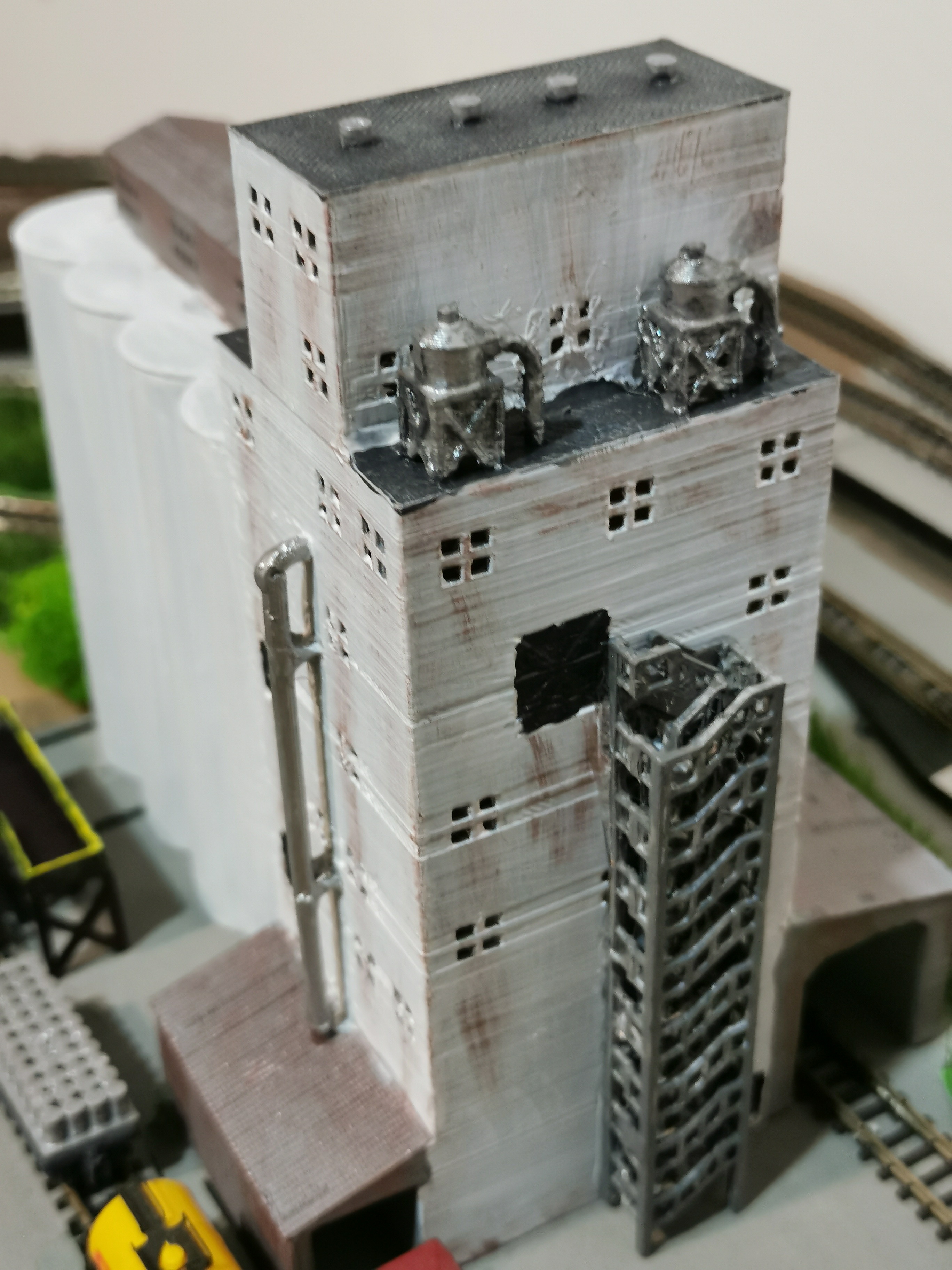 Walthers grain elevator by Alon | Download free STL model | Printables.com