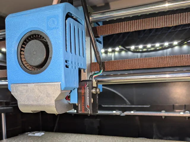 Bigtreetech Eddy probe on Qidi X-MAX3