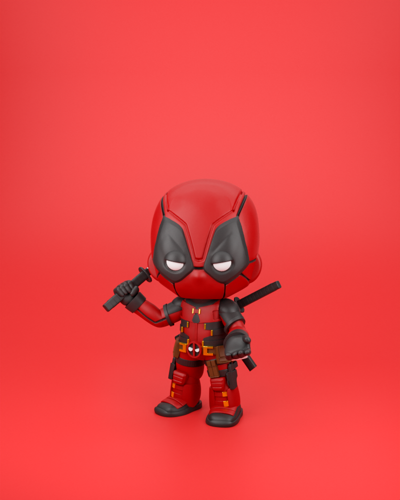 Miniatura 3 do modelo 3D CHIBIT 081: DEADPOOL (DEADPOOL & WOLVERINE)