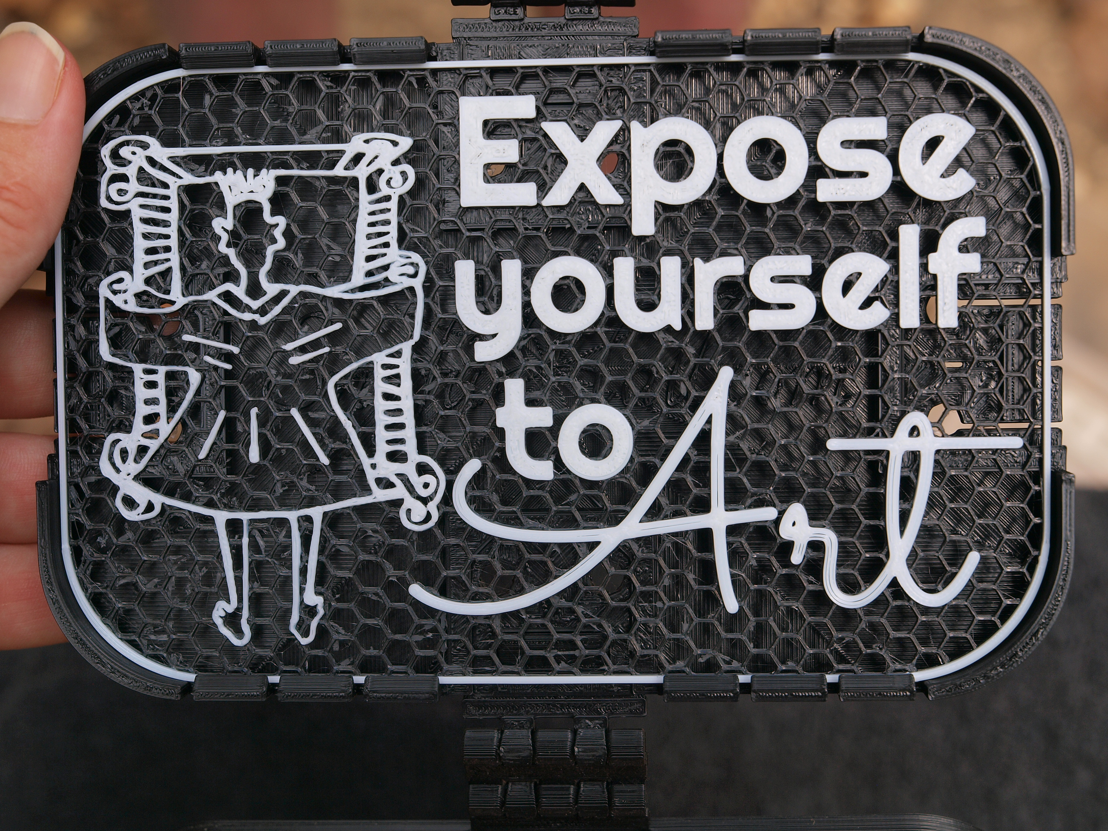 Expose Yourself to Art sign