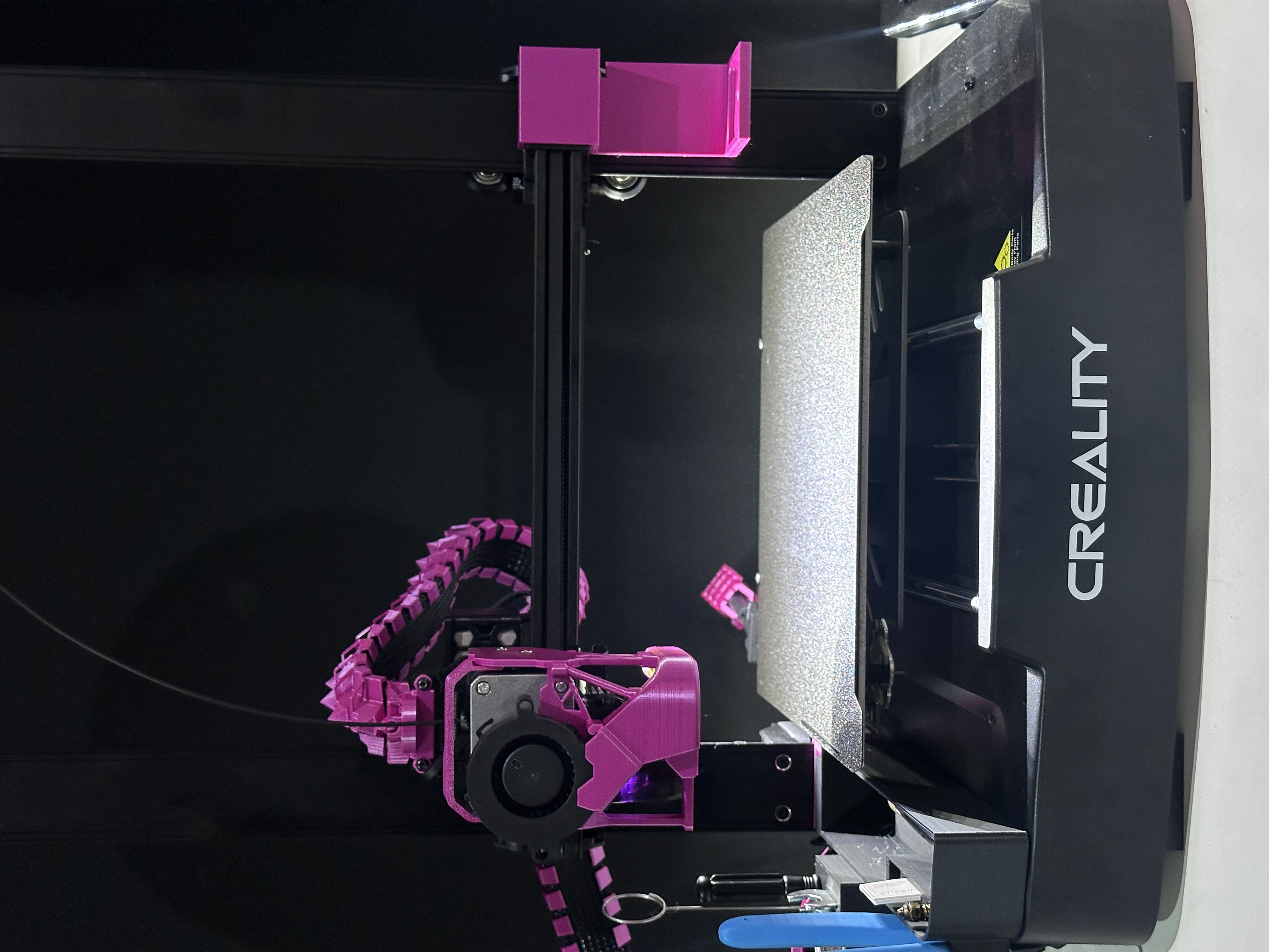 Ender 3 V3 SE Single LED Light Mount - Direct Plate Lighting