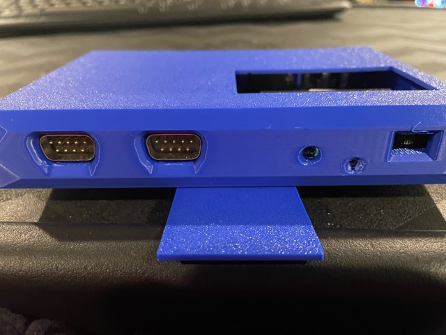 Heber Agon Console8 modified enclosure top - GPIO ports access