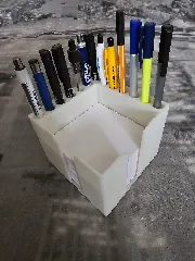 Memo pad holder with Pen Storage