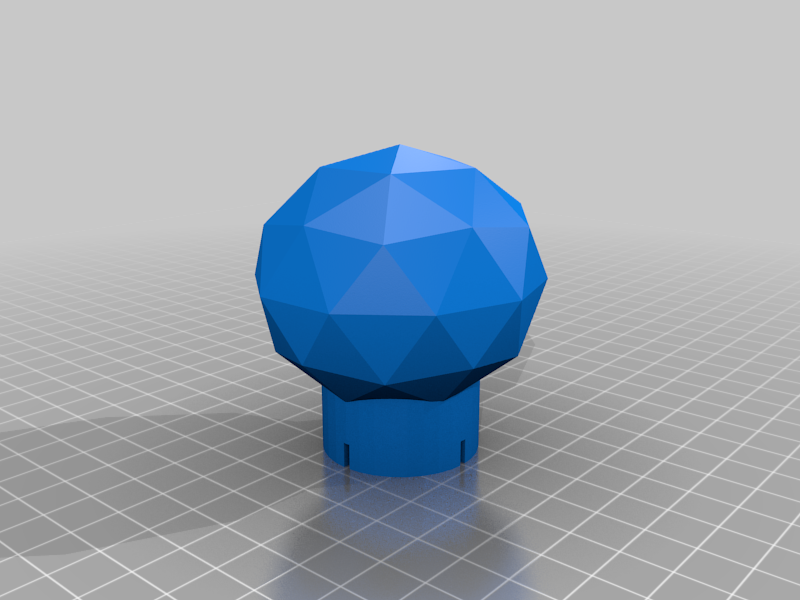 Miniatura 5 do modelo 3D Flashlight icosphere diffuser