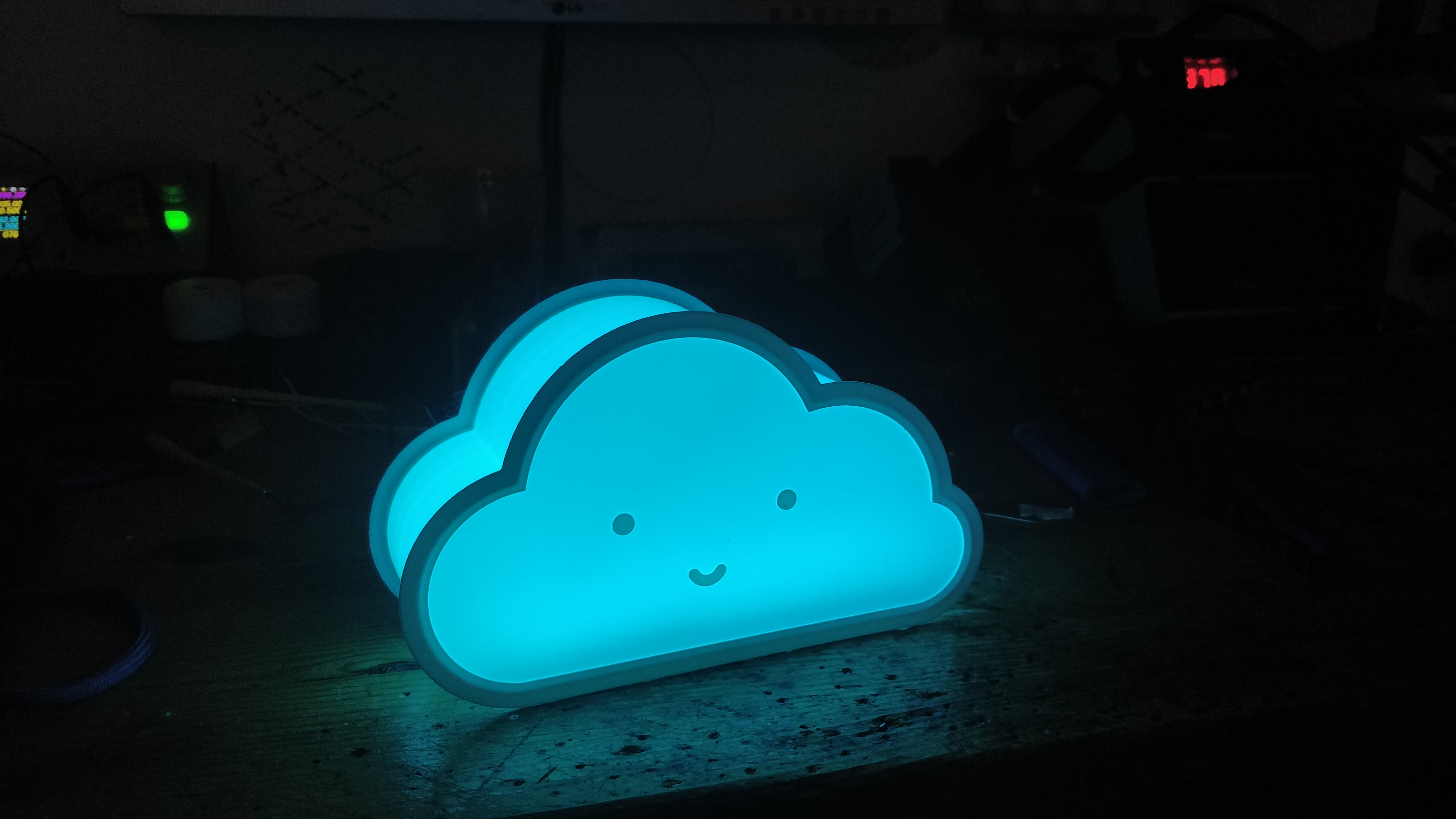 LED Cloud Wolke