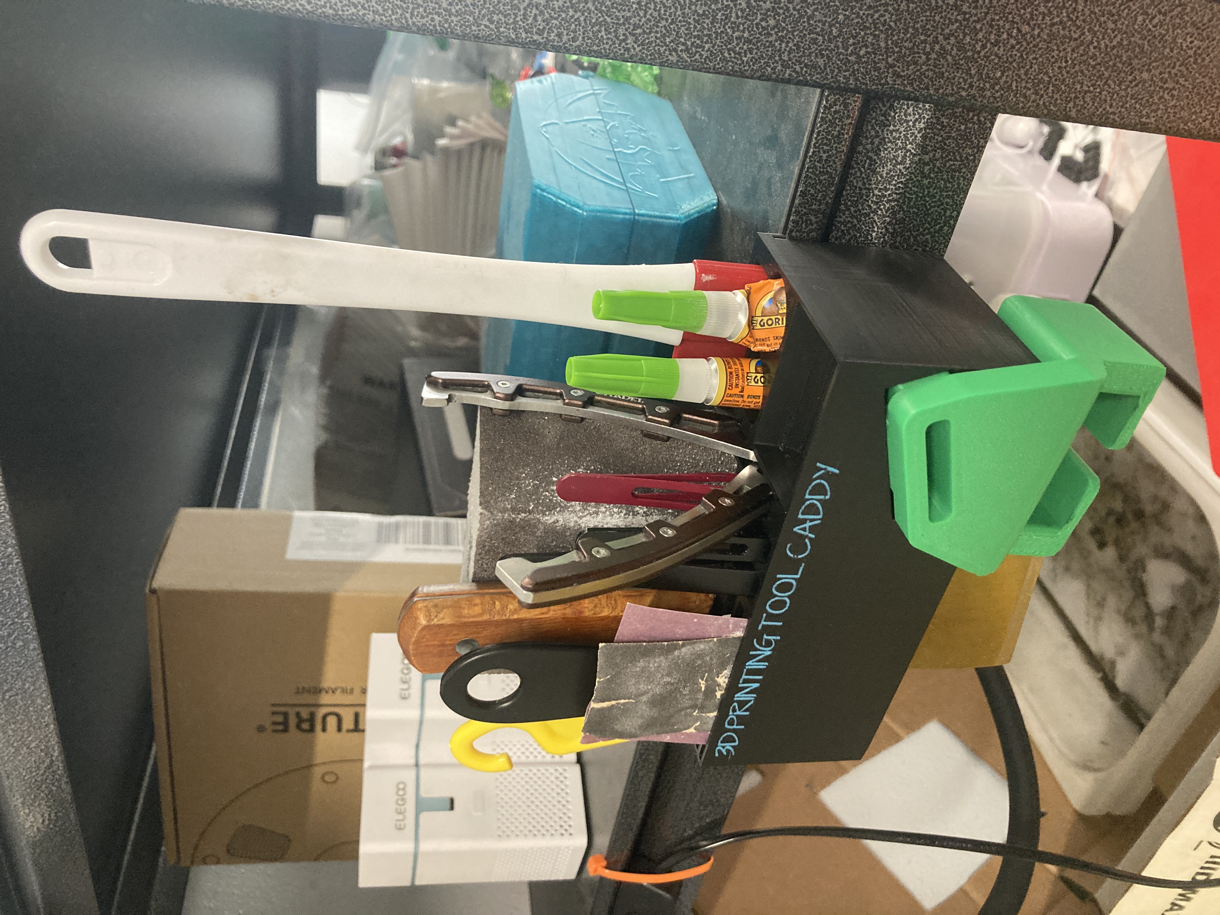 Tool Caddy for Resin 3D Printing