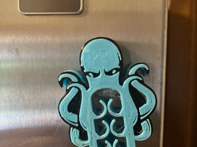 Cthulu Chip Clip with Magnet
