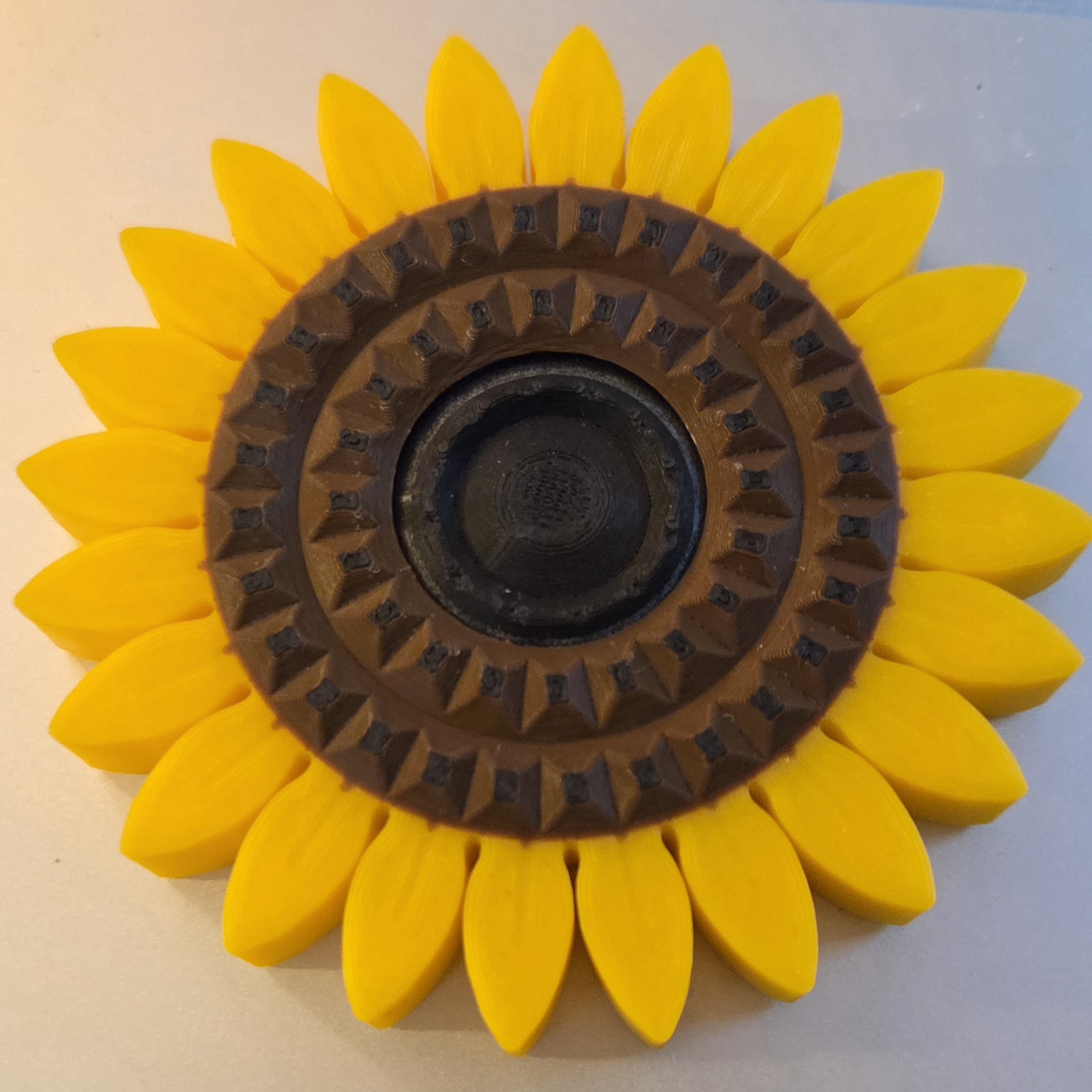 Sunflower Fidget Spinner (textured)