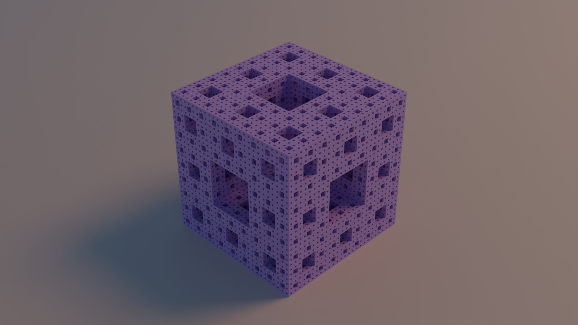 4 Levels of Menger Sponge by Yossi Cohen | Download free STL model ...