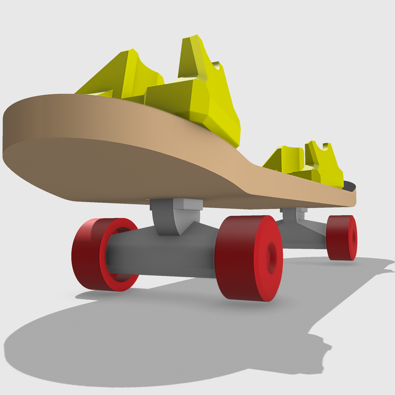 DUMMY 13 - Skateboard by dkrnet | Download free STL model | Printables.com