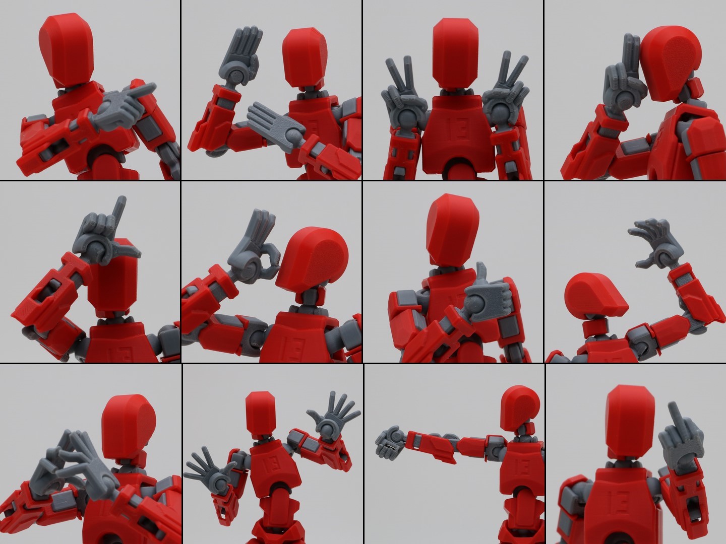 Dummy 13 - extra hand poses by soozafone | Download free STL model ...