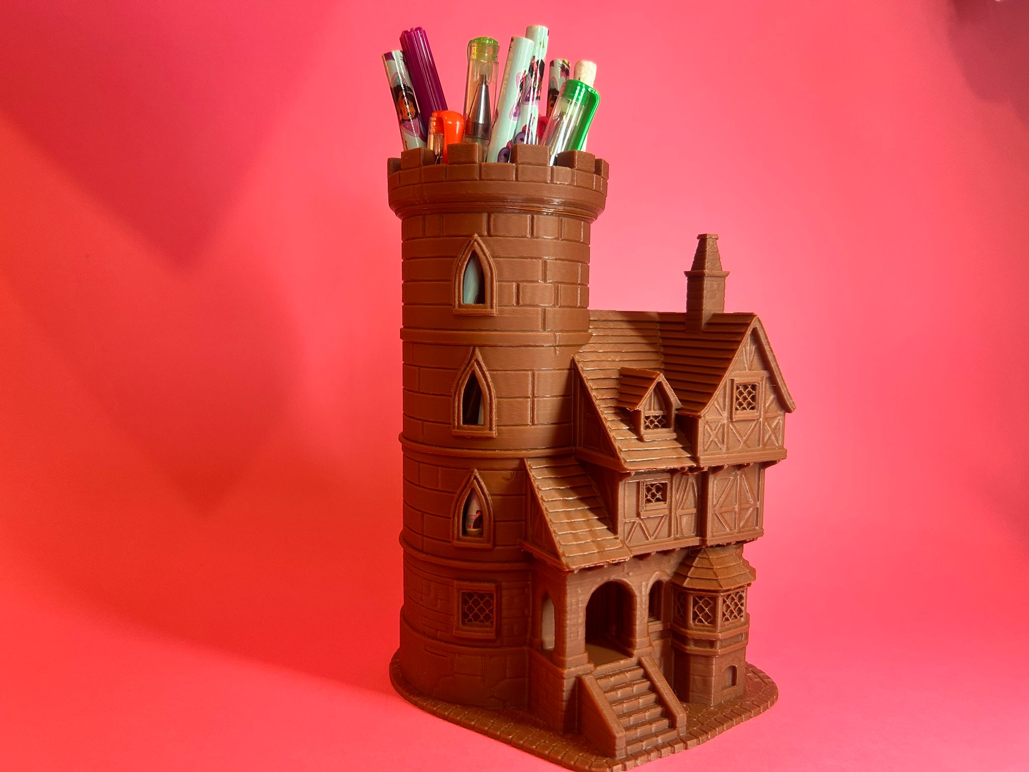 Pen holder Castle