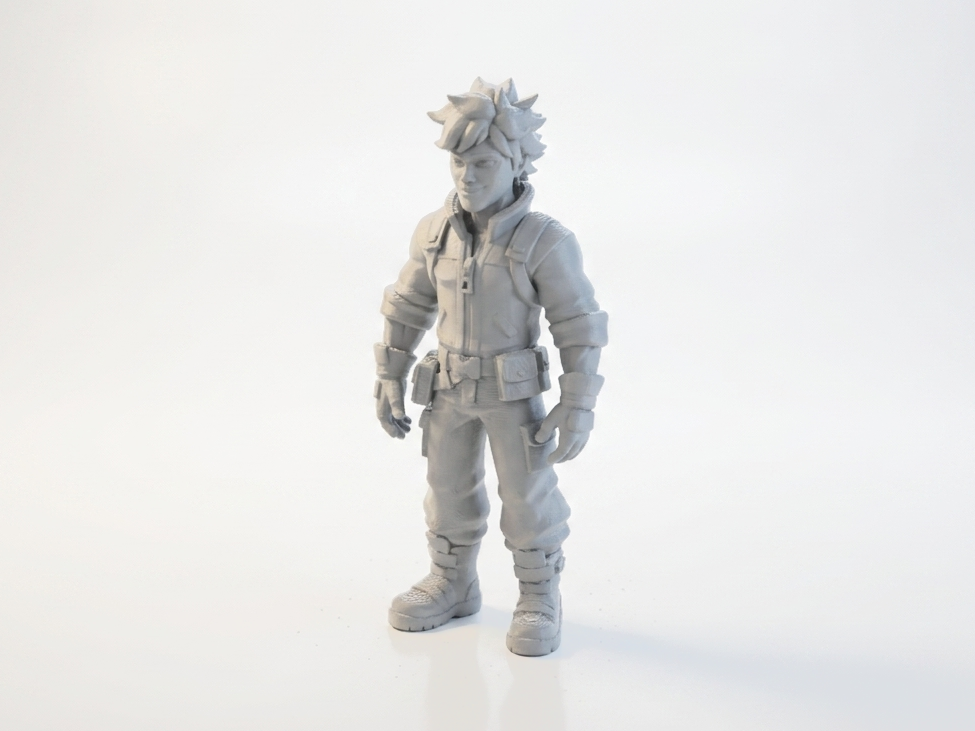 Mechanic Worker Figurine Industrial 3D Printable