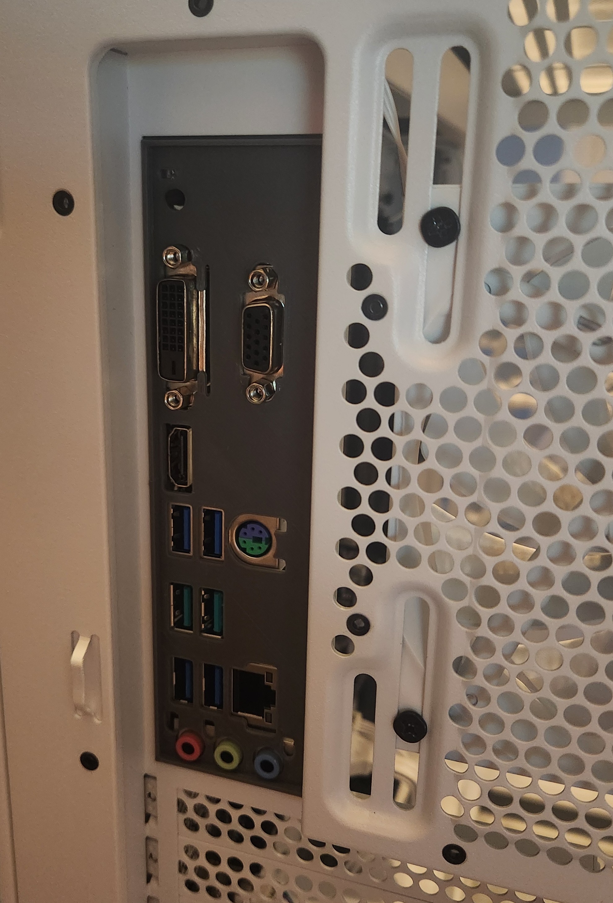 ASUS Prime B450M-A II io shield