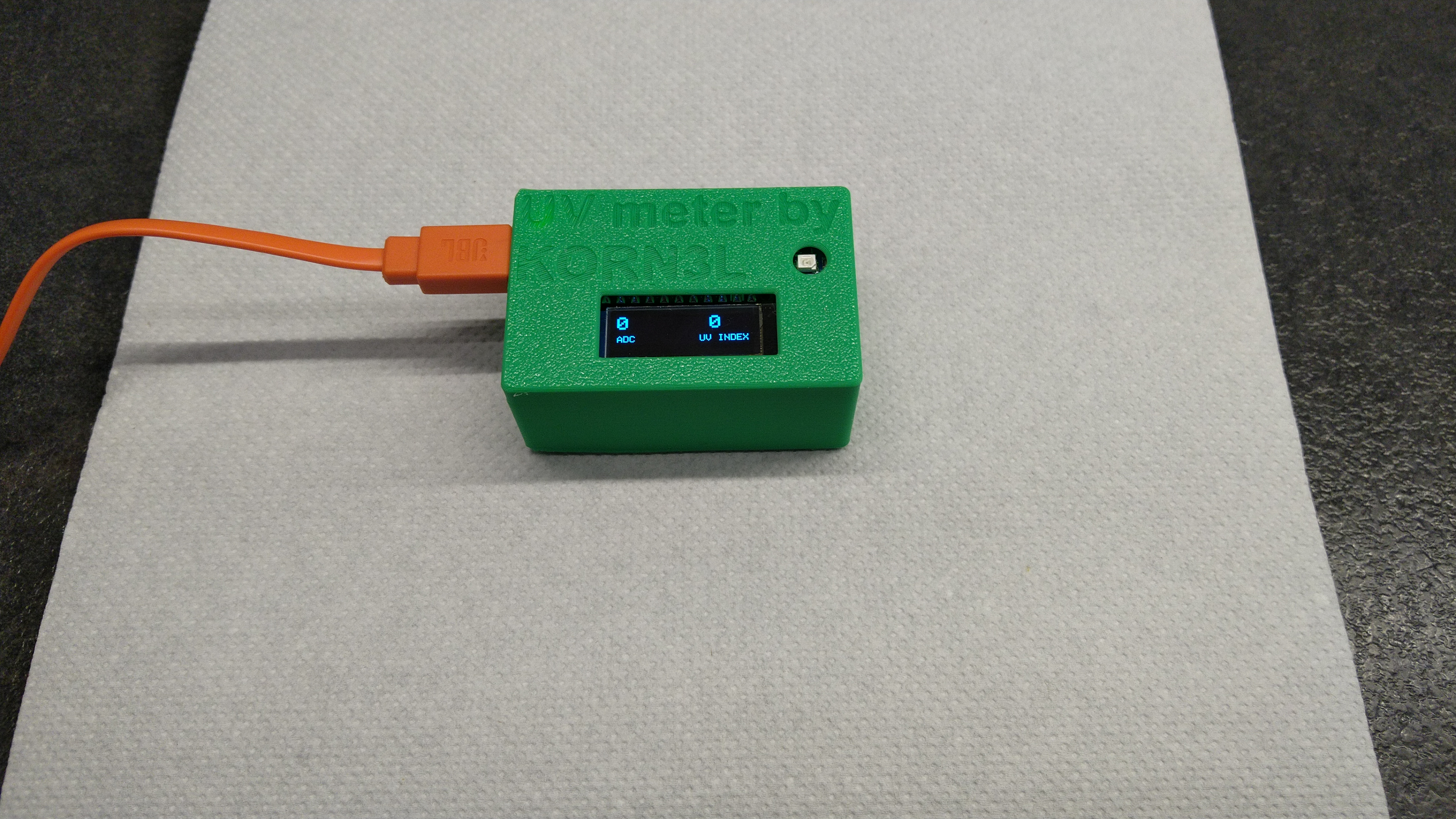 UV meter 3D model