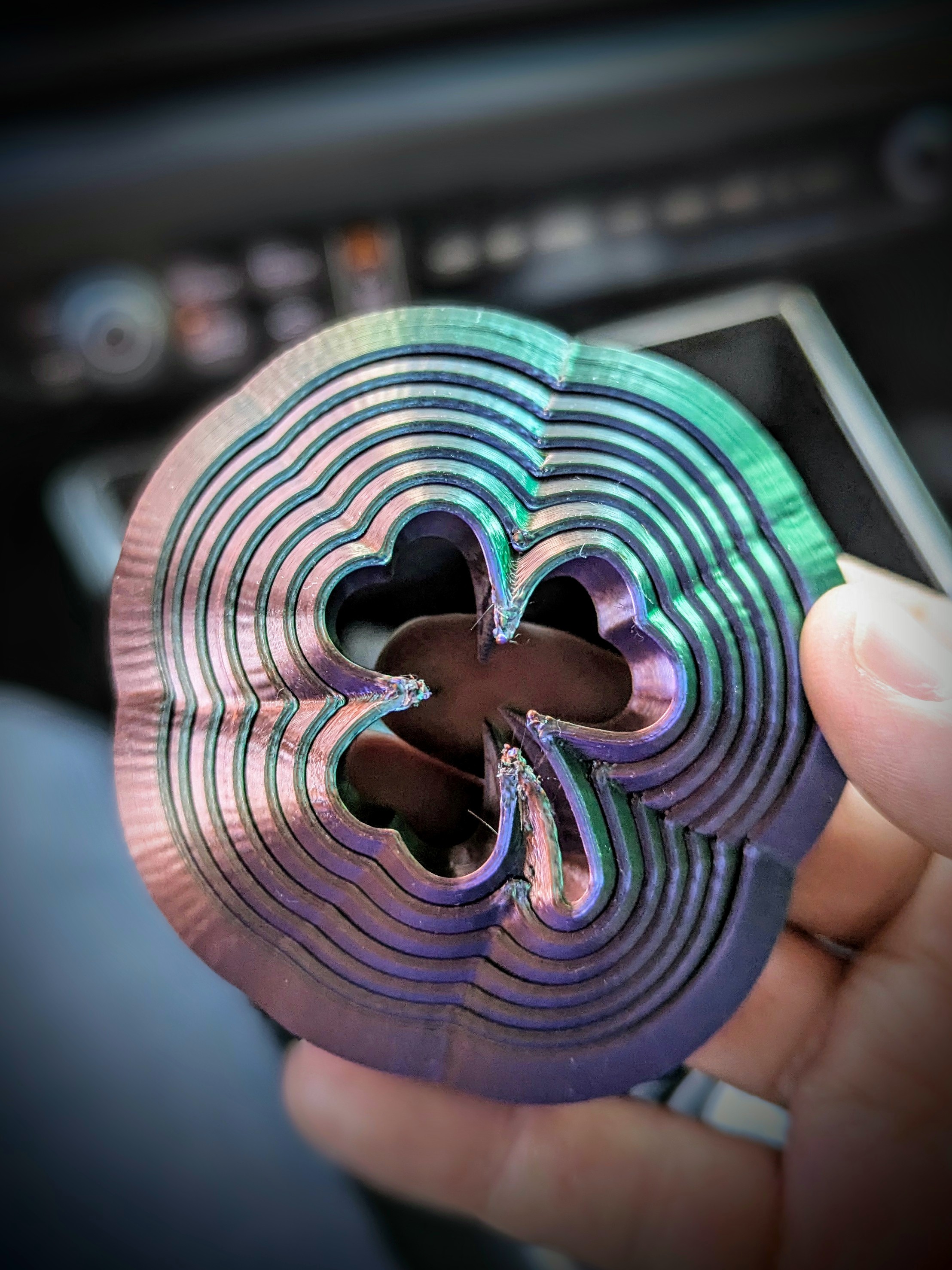 Layered Shamrock Fidget - St Patrick's Day