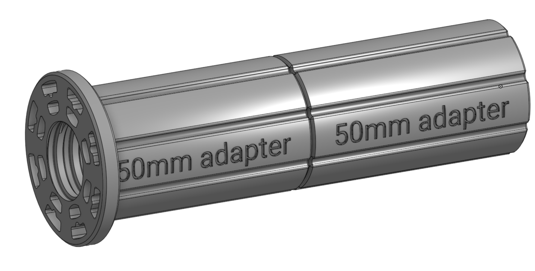 50mm ezcurl bar adapter with T-stop
