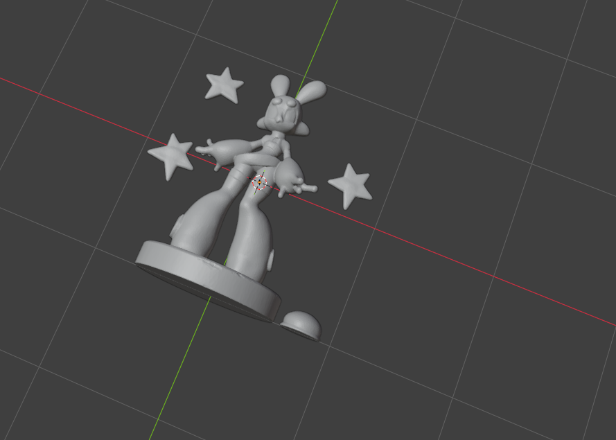 Alien figurine model
