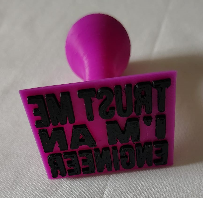 Ink stamp seal