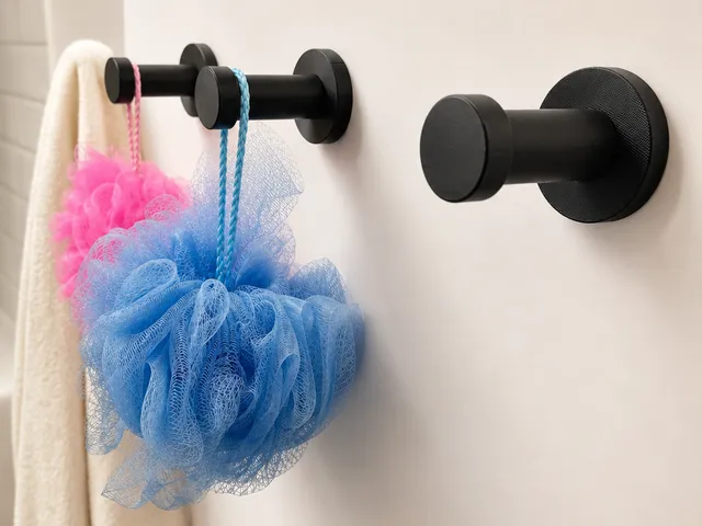 Wall Hook for Towels & Loofahs – 3D Printable