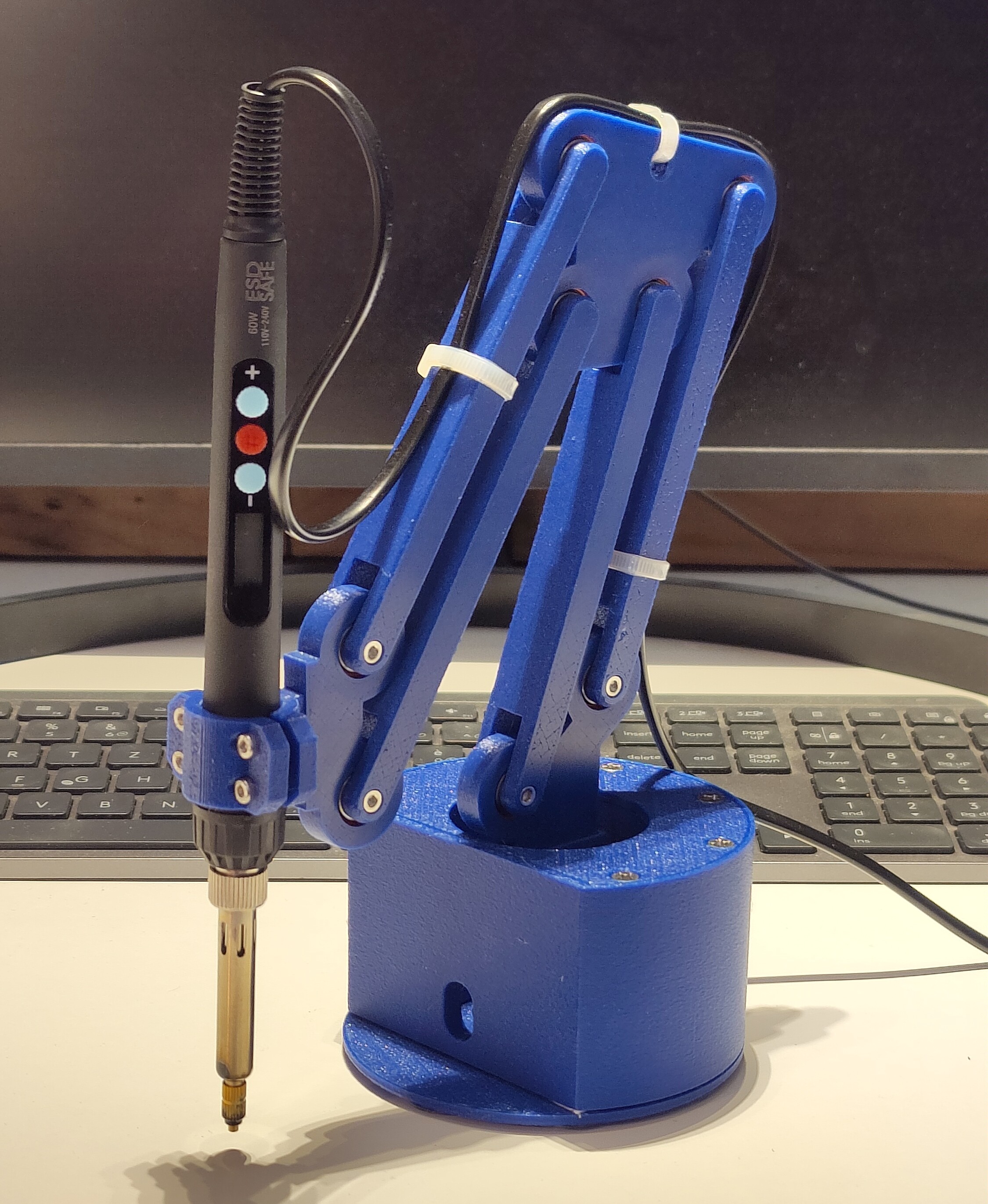 Additional heavy base for original brass heat-set insert tool from atok