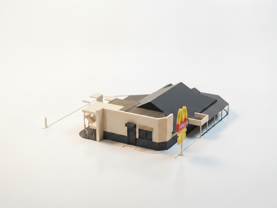 McDonald's Restaurant Building Architecture 3D Printable