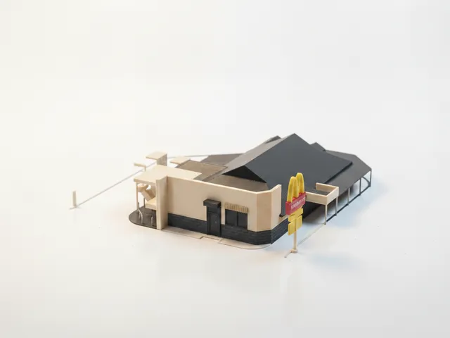 McDonald's Restaurant Building Architecture 3D Printable