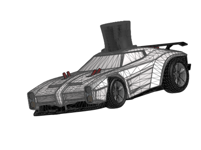 Custom Dominus rocket league model