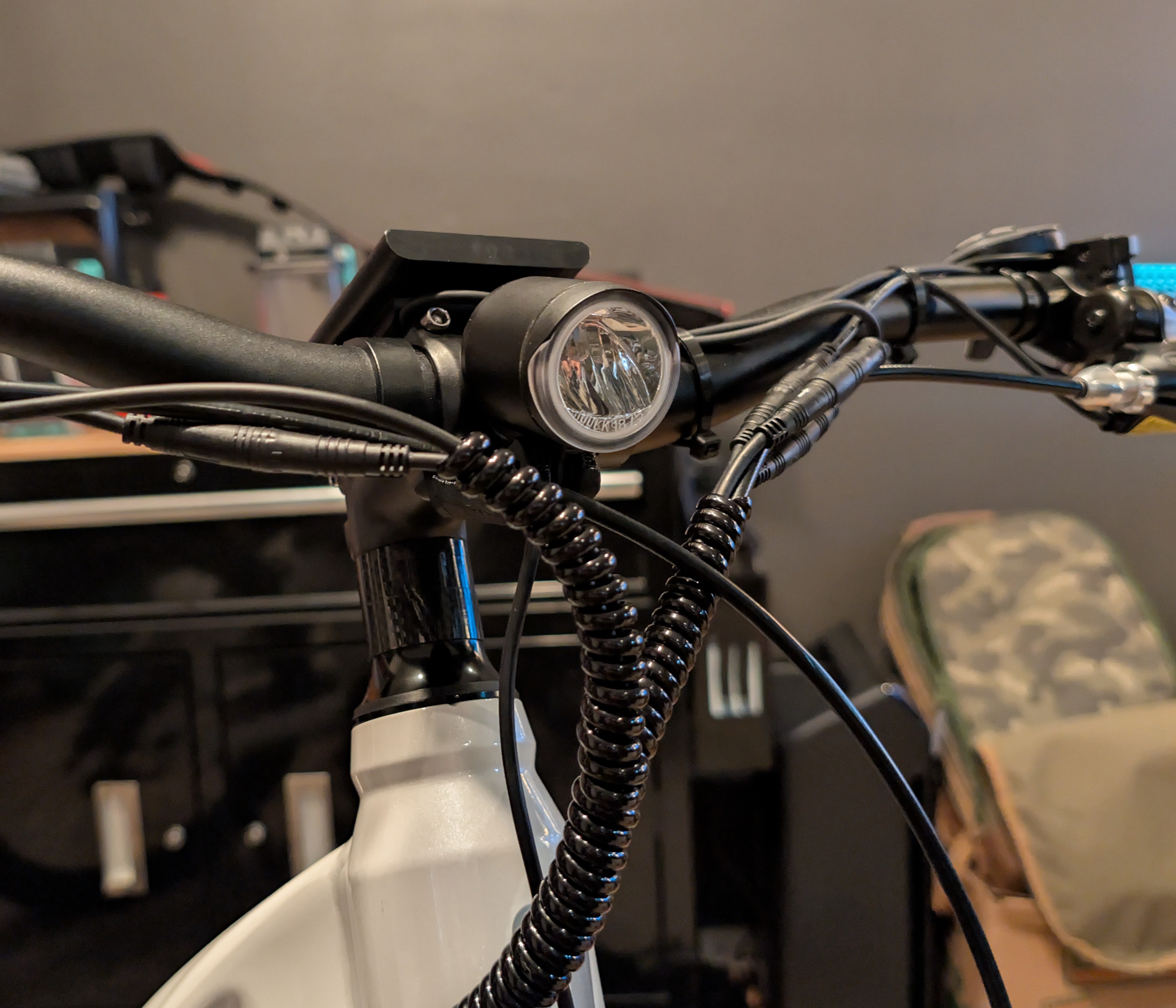 ebike headlight mount bike electric mountain