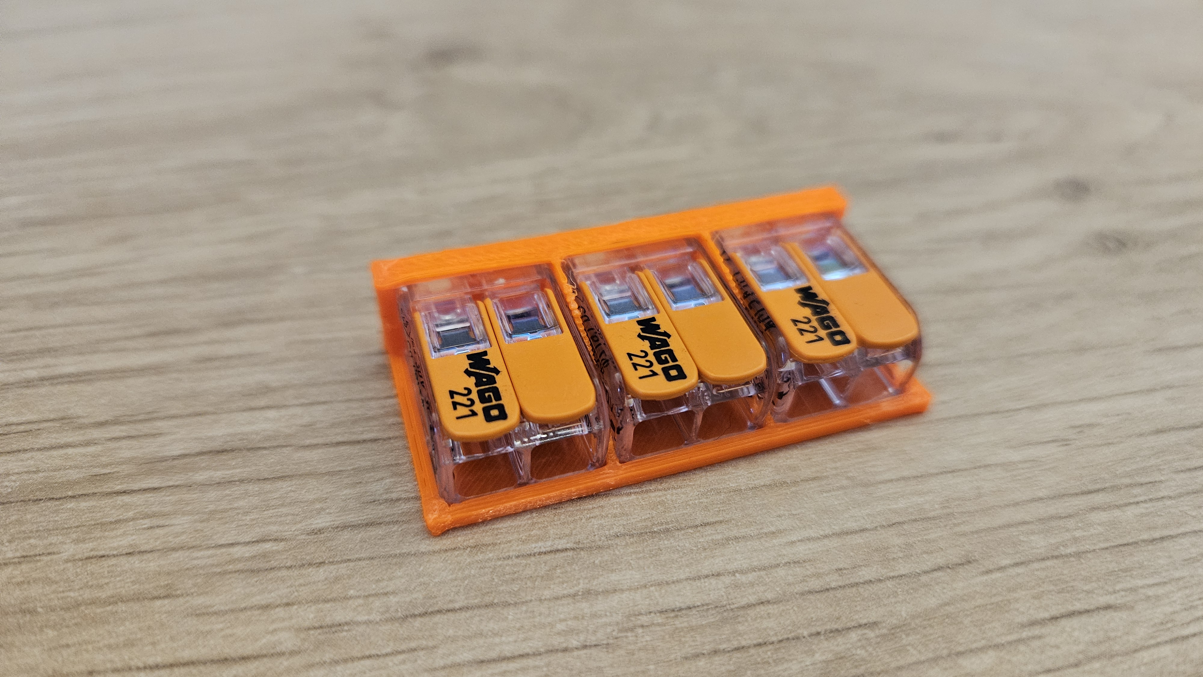 Wago 3x221 Glue Mount