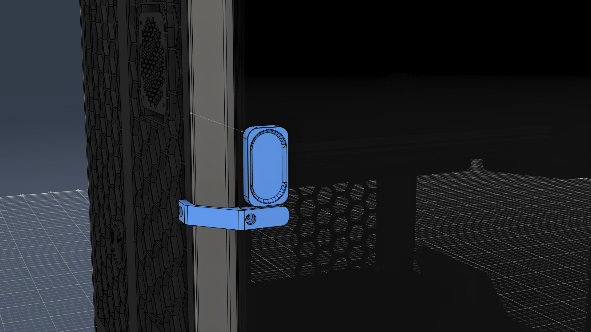 Magnetic Door catch for K1C printer