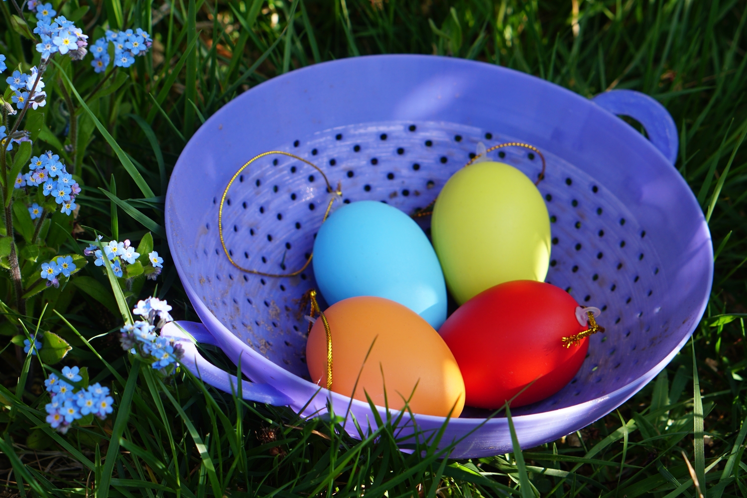 Toy colander / strainer / pasta sieve / bowl / egg basket (no supports)
