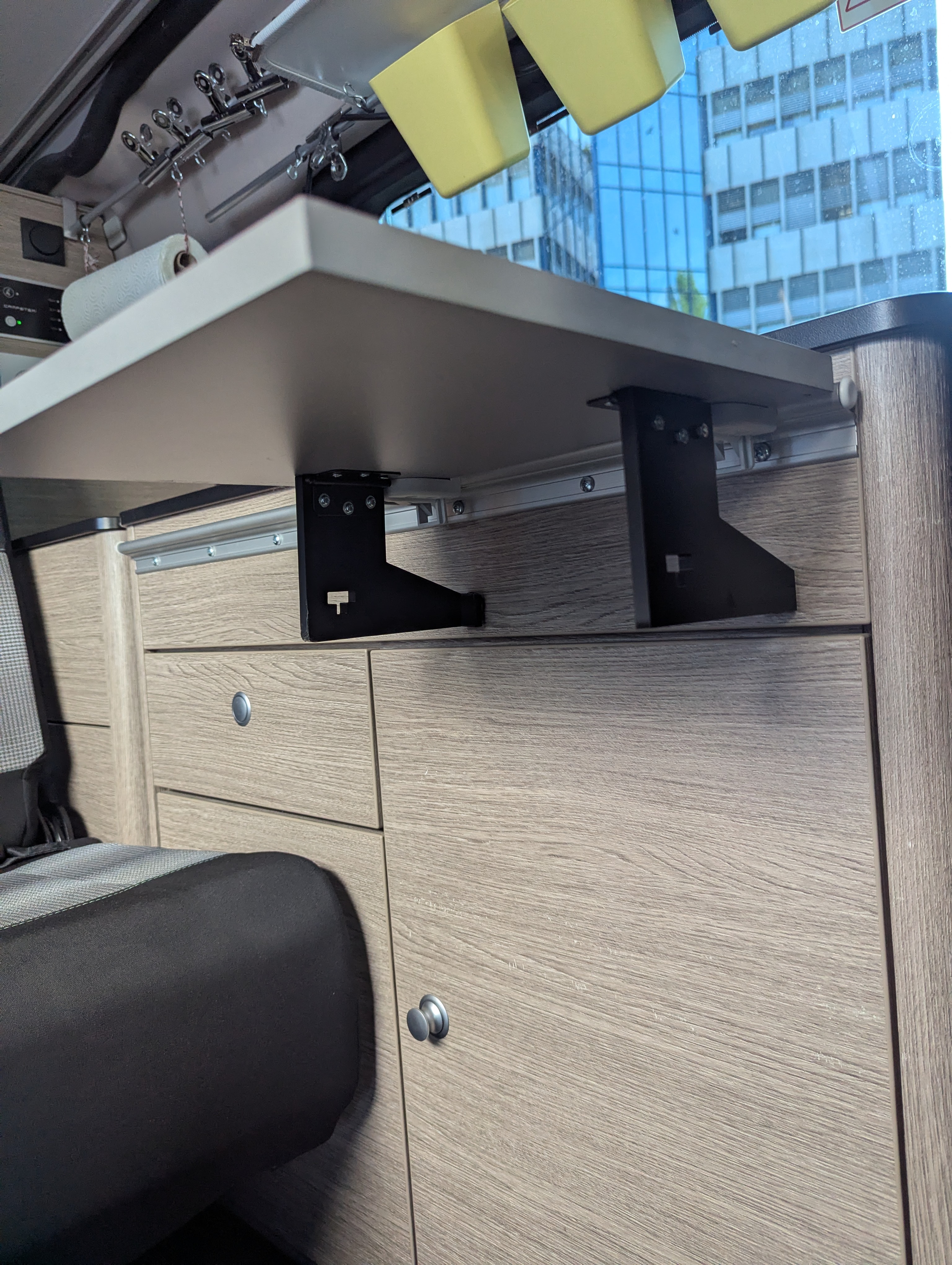 Citroen Campster brackets for a small Table