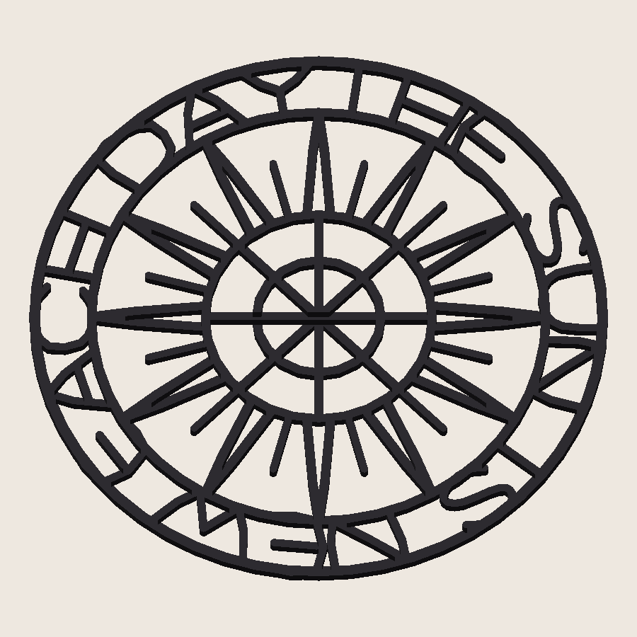 Sun Wall Art | The Sun Is New Each Day | Geometric Line Art | No Supports