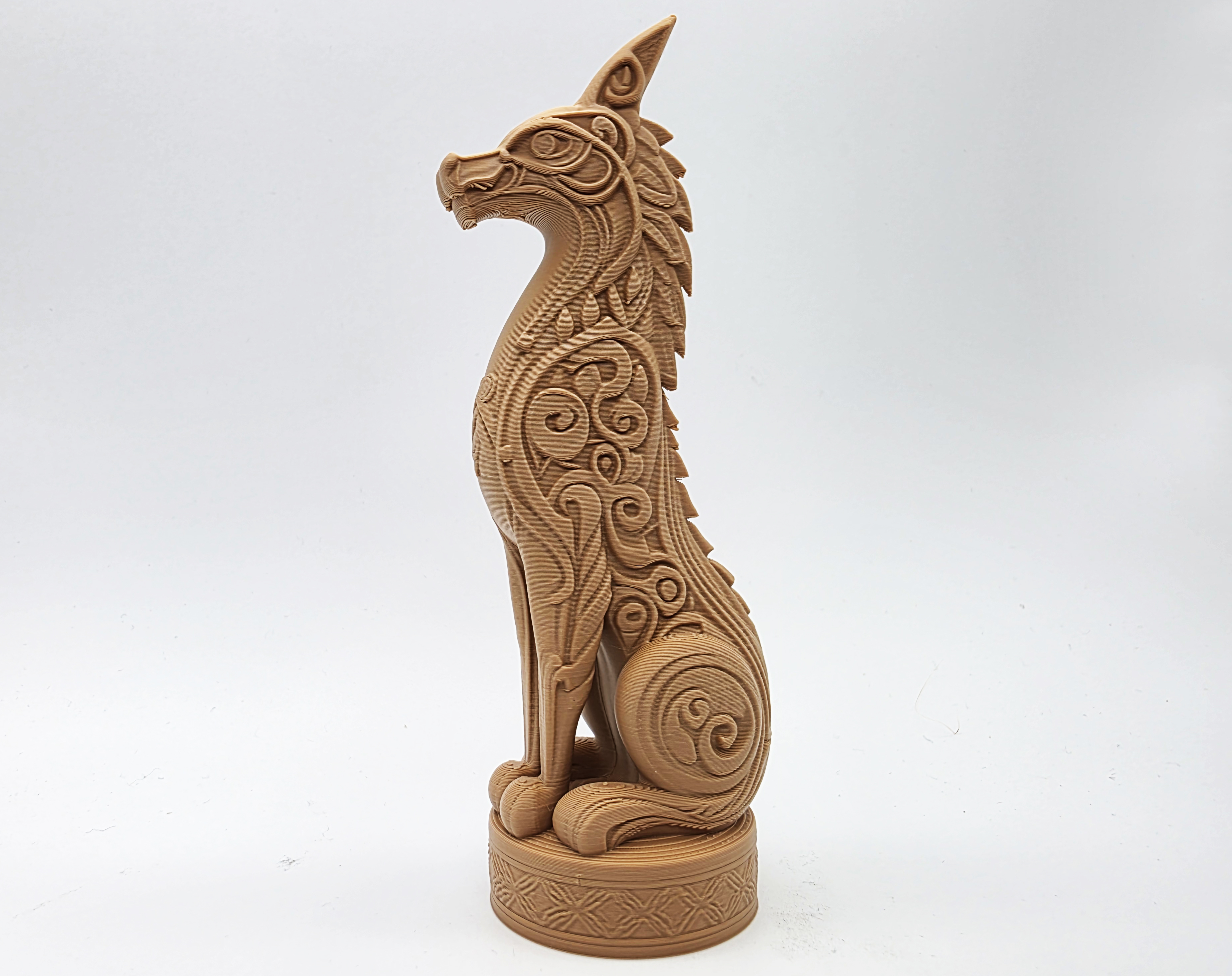 Fenrir Wolf Statue